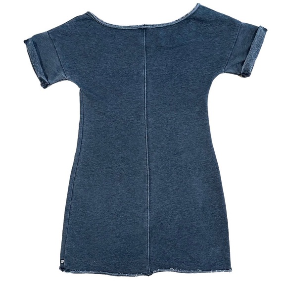 Fabletics Andora Heather Gray French Terry Pullover Dress - Picture 4 of 8